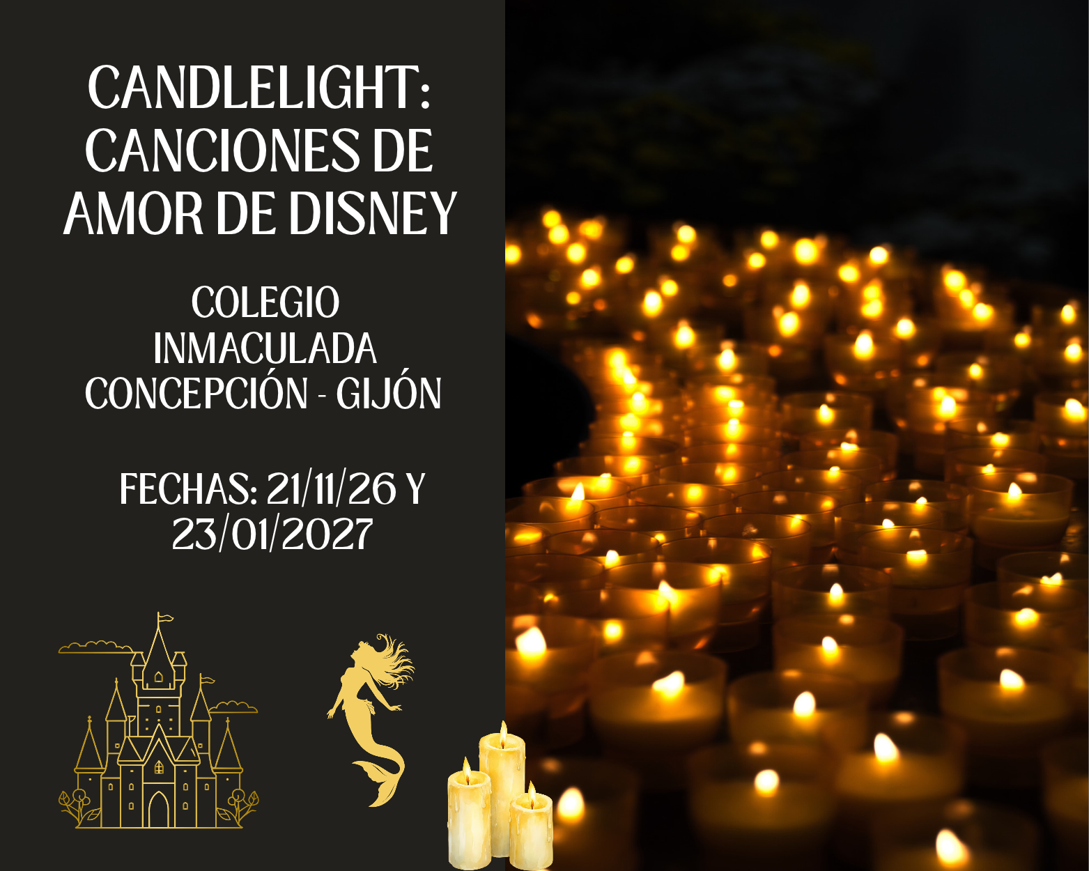 Candlelight: Canciones de Amor de Disney